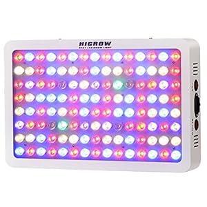 HIGROW série 600W à spectre complet LED pour objectifs à lentille optique