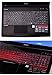 Keyboard Cover for 15.6 MSI GL62M GL63 GP62M GP63 GE62 GE63VR PE62 GS63VR WS63VR,17.3 inch MSI GS75 GE75 GF75 GP72 GS72 GS73VR GL72M GT72 GF72VR GE73VR GL73 Gaming Laptop TPU Skin