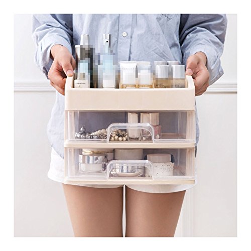 XICHENGSHIDAI Multilayer cosmetics storage box dresser storage box desktop plastic stationery skin care products box
