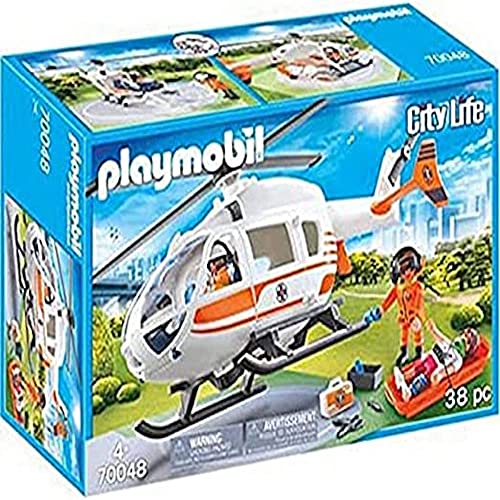 Playmobil - Hélicoptère De Secours - 70048