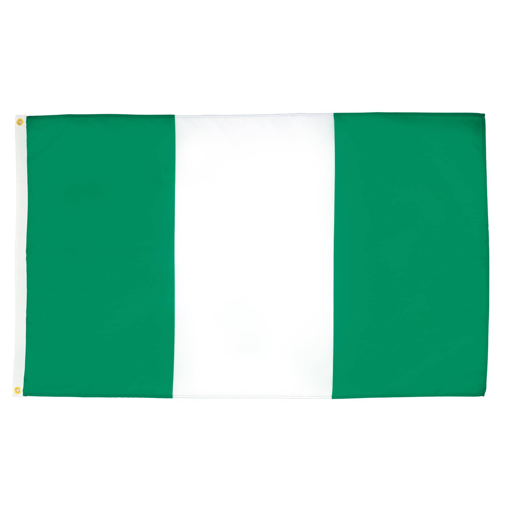 AZ FLAG - Nigeria Flag - Large 5x8 Ft - 100D Polyester Nigerian Big Banner with Two Metal Grommets - Fade Resistant - Vivid Colors - 5' x 8' Feet - 250x150 Cm — image 1