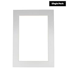 12x16 Mat for 11x14 Photo - Precut Metallic Silver