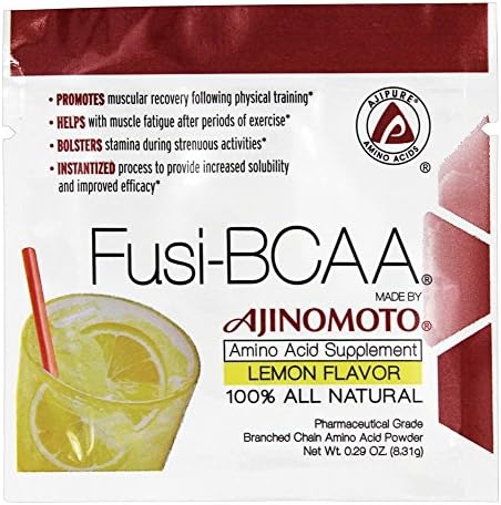 AjiPure - Fusi-BCAA 100% All Natural Amino Acid Supplement Lemon Flavor - 0.29 oz.