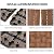 Yaheetech Deck Tiles Patio Pavers Interlocking Wood Composite Decking Flooring Deck Tiles 12 x 12’’Fir Wood Indoor Outdoor Applications Stripe Pattern, Natural Wood (54)
