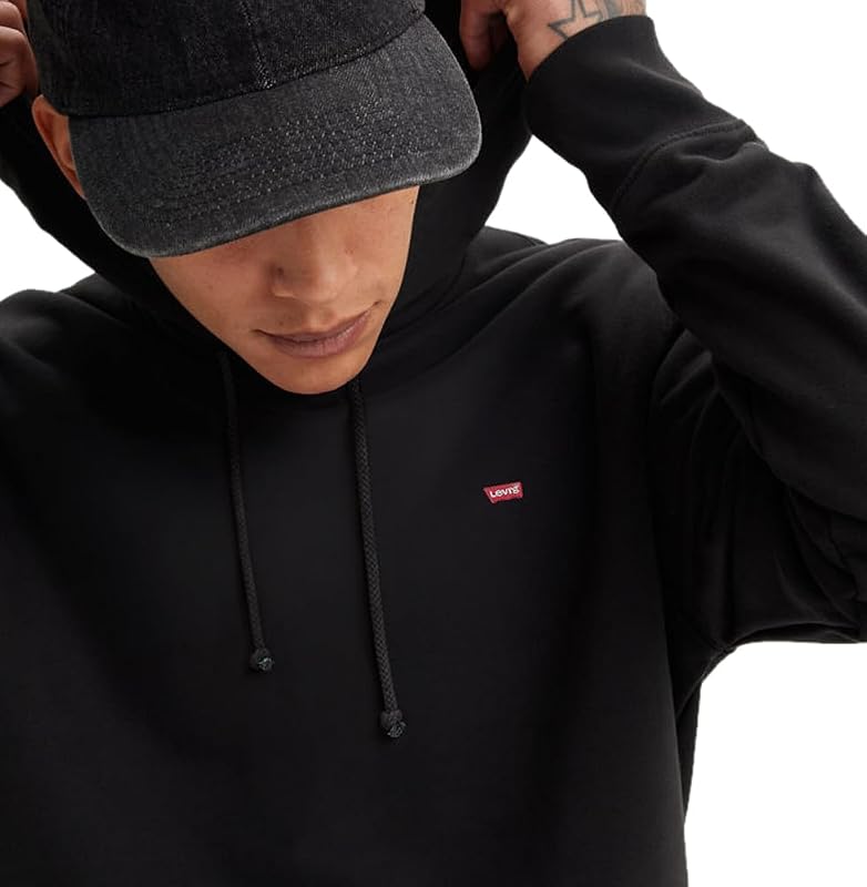 Herren Sweatshirt Hoodie, Mineral Black, M
