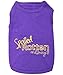 Parisian Pet Dog T-Shirt - Embroidered Spoiled Rotten Dog Clothes - 100% Cotton, Sleeveless Pet Vest - Machine Washable Shirts for Small Dogs S