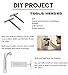 2 Invisible Floating Shelf Brackets - Completely Hidden - Flush Mount - Low Profile - Invisible Supports for Any Type of Shelf - Hardened Steel Blind Supports 5-8