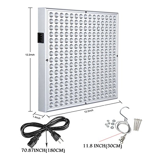 Newest LED Grow Light 45W MOKOQI LED White Orange Red Blue Light for Garden Greenhouse and Hydroponic Special Spectrum Growing Lamps Plant Grow Light Hanging Light 4 Band - Thumbnail 3