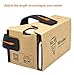 Blisstime Google Cardboard V2.0 3D Glasses Vr Virtual Reality Cardboard Kit with Headband Fit for 3-6inch Screen