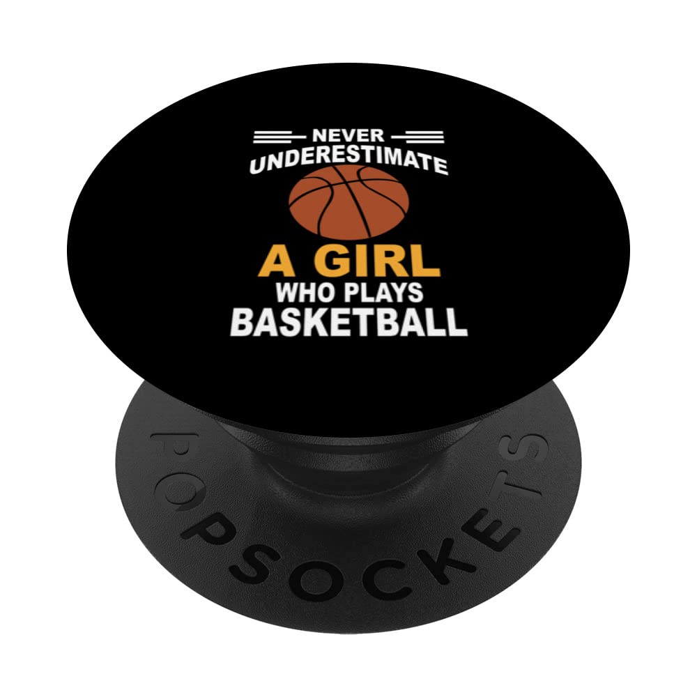 Basketball sports design for women men kids PopSockets Swappable PopGrip