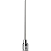 Capri Tools Long 1/8" Hex Bit Socket, 1/4" Drive, SAE - 3-0612