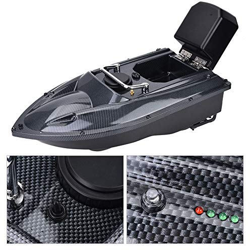 Vbest Life Bateau D’amorce De Pêche à Télécommande De 500m, Bateau D’appât De Leurre De Pêche Sans Fil Avec Lumière De Nuit De Led