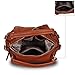Hynes Victory Womens Luxury Hobo Handbag (Brown)