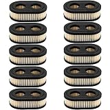 Hipa 10Pack 593260 798452 Air Filter Cartrige for Briggs and Stratton 550E 550EX Engine BS-593260 BS-798452 MTD Troy-Bilt Craftsman Walk-Behind Lawn Mower