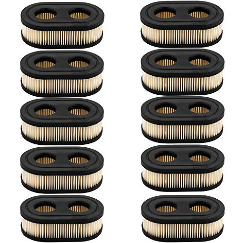 Hipa 10Pack 593260 798452 Air Filter Cartrige for Briggs and Stratton 550E 550EX Engine BS-593260 BS-798452 MTD Troy-Bilt Craftsman Walk-Behind Lawn Mower