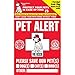 PET SAFETY ALERT 234001 2-Count Static Cling Window Decal for Pets