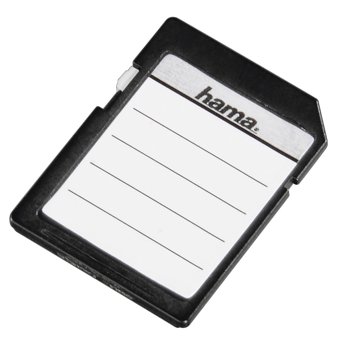 Hama SD/MMC Memory Card Labels, 18 Pieces - Black & White