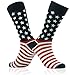 SUTTOS Mens Dress Socks Fun Colorful Socks for Men Cotton Patterned Fashion Mens Socks 4 Pairs