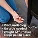 SlipToGrip Non Slip Furniture Pad Grippers with Adhesive Side (8 Pack) - Stops Slide - Multi Size - Make 4