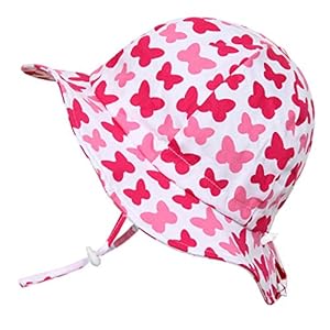 Twinklebelle Baby Toddler Kids Breathable Sun Hat 50 UPF, Adjustable for Grow, Stay-on