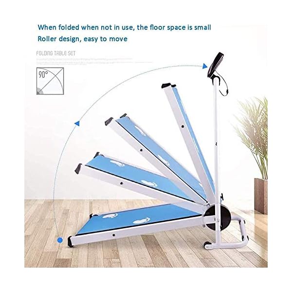 YXY-Fitness-Folding-Treadmill-with-Wheels-Portable-Treadmill-Silent-and-Shock-Absorbing-Mechanical-Treadmill-for-HomeOffice-Lose-Weight YXY Fitness Folding Treadmill with Wheels, Portable Treadmill, Silent and Shock Absorbing, Mechanical Treadmill for Home…