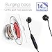 Bluetooth Headphones, V4.1 Magnetic Wireless Earbuds HD Stereo Noise Canceling Sport Earphones Sweatproof Headset with Mic for iPhone X/8/8 plus/7/6, Samsung S8/S7/S6 Note 8/7 and Android Smartphones