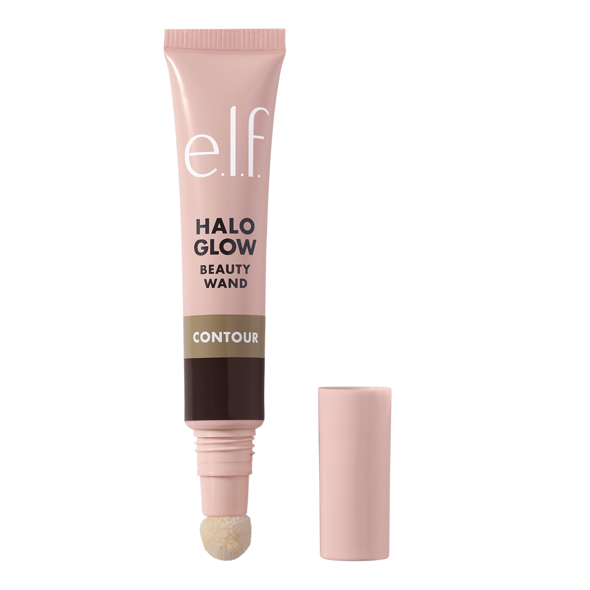 e.l.f. Halo Glow Contour Beauty Wand, Liquid Contour Wand For A Naturally Sculpted Look, Buildable Formula, Vegan and Cruelty-free, Deep/Rich