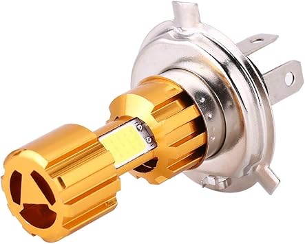 lampara led para motocicleta dc 12v 18w h4 led cob lampara linterna para motocicleta luz blanca universal