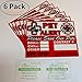SpySpot 6 Pack Pet Alert Sticker, 4