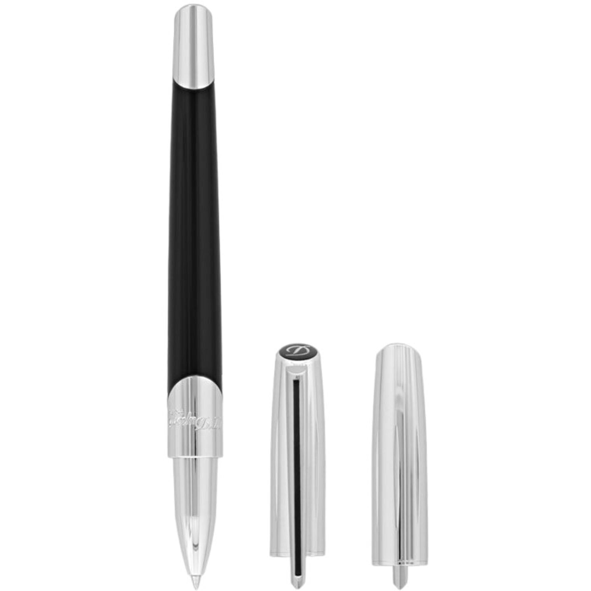S.T. Dupont Défi Millennium Silver/Black Rollerball Pen