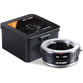 K&amp;F Concept Lens Mount Adapter Compatible with Minolta MD MC Lens to NEX E-Mount Camera,fits a6500 a6600 a6300 a6000 a7