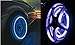 NEW POWER 4xLed Flash Lamp Tyre Wheel Valve Cap Light Stem Air Dust Cover (Colorful)