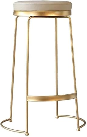 Sunny Chaise De Bar En Bois Massif Fauteuil Domestique Tabouret De Maquillage Banc Pour Les Ongles Tabouret Haut De Chaise De Bar Couleur Or Amazon Fr Cuisine Maison