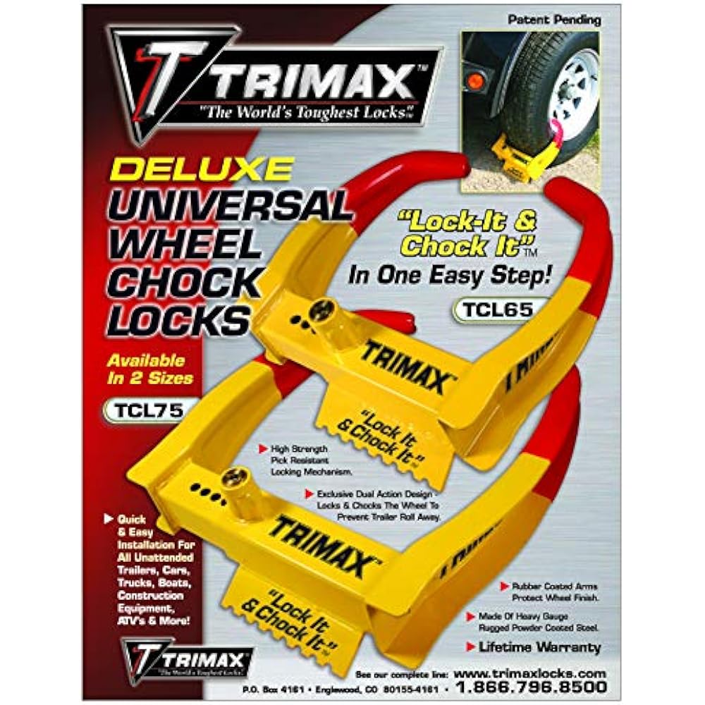 TCL65 Wheel Chock Lock Automotive eBay