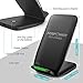 FosPower Qi Wireless Charger 10W Charging Pad for iPhone 11, 11 Pro, 11 Pro Max, XR, Xs Max, XS, X, 8, 8 Plus, Galaxy S10 S9 S8, Note 10 (AC Adapter Not Included)