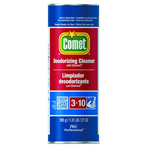 Comet 32987CT Cleanser with Chlorinol, Powder, 21 oz Canister (Case of 24)