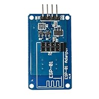 Aideepen ESP8266 Serial Wi-Fi Wireless ESP-01 Adapter Module 3.3V 5V Compatible for Arduino