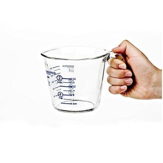 TONGBOSHI Vaso medidor de Vidrio Templado Engrosado Importado ...