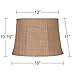 Natural Burlap Large Drum Lamp Shade 13