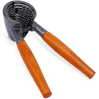 Anwenk Heavy Duty Nutcracker Pecan Walnut Plier Opener Tool with Wood Handle