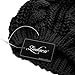 JOVANA New Arrival Top Fashion Winter Warm Women Lady Yong Girls Baggy Beret Chunky Knit Knitted Braided Beanie Hat Ski Cap Crochet Knitted Hat Knitted Crochet Oversized Slouch Hat for Women (Black)