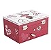 Jewelkeeper Girl's Musical Jewelry Storage Box with Dancing Ballerina, Pretty Hearts Design, Swan Lake Tune