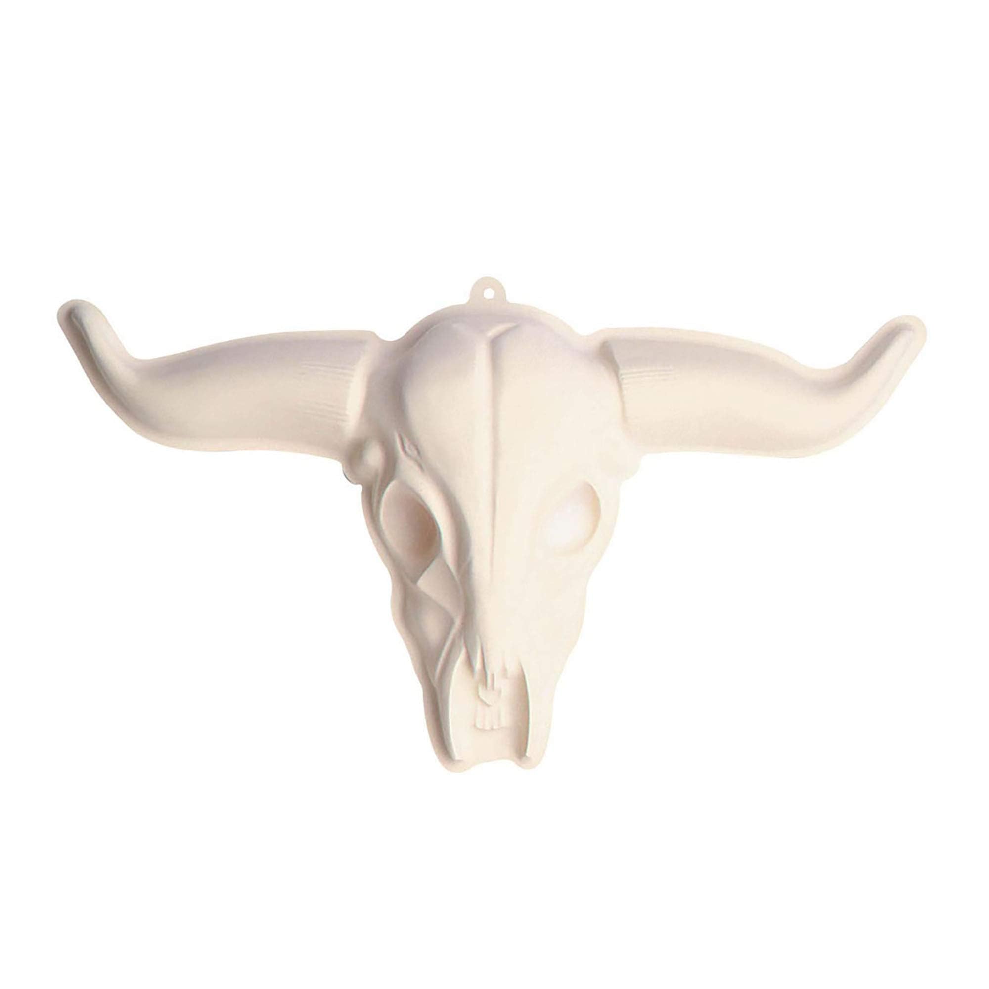 3D Buffalo Skull PVC 75x44cm Accessory for Halloween Living Dead Fancy Dress