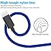 ACTIONPIE Type USB C Cable,[5PACK-3FT/3FT/6FT/6FT/10FT] Nylon Braided Fast Charger Cord (USB 3.0) FOR Samsung Galaxy S8,S8 Plus,Nintendo Switch,Nexus 6p,Macbook And More,Black and Blue