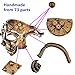 Ubauta Steampunk Cyborg Venetian Mask, Masquerade Mask For Halloween Costume Party/Phantom Of The Opera/Mardi Gras Ball