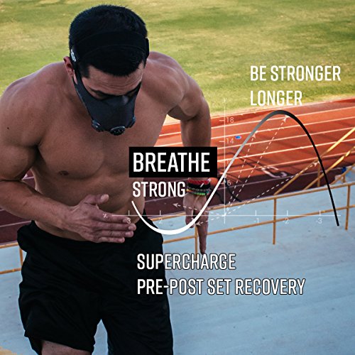 Training Mask [Black Out - Medium] 2.0 Originals Series - Elevation Workout Mask, Cardio and Endurance Mask, Fitness Mask, Breathing Resistance Mask, Running Mask