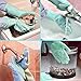 Magic Silicone Gloves| Dishwashing Cleaning Gloves| Perfect for Kitchen, Dishes, Car, Bathroom, Pet Care | Sponge Scrubber Gloves | 1 Pair Includes Free Stainless-Steel Scouring Pad