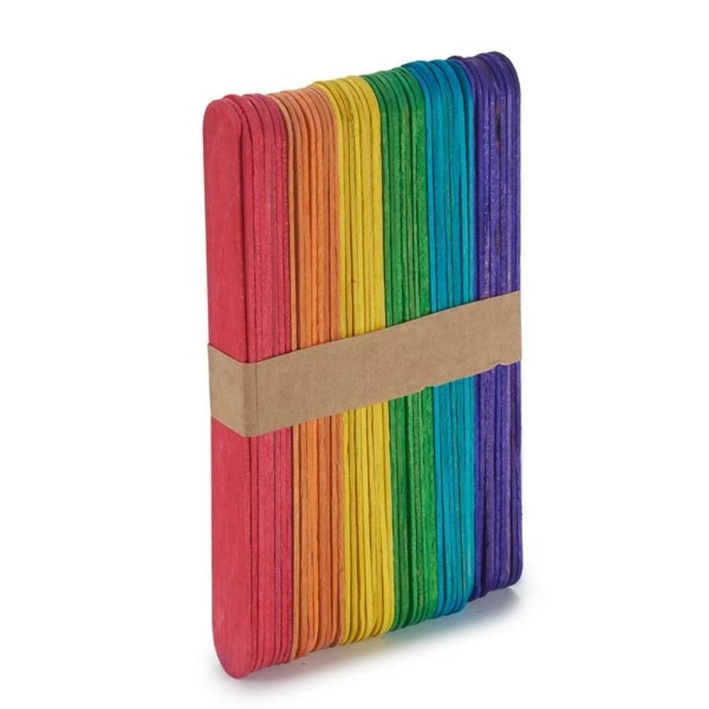 Pincello S3601278 Wooden Sticks, 50 Pieces