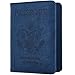 KINGMAS Travel Passport Wallet Case, Unisex Passport Holder Cover with RFID Blocking