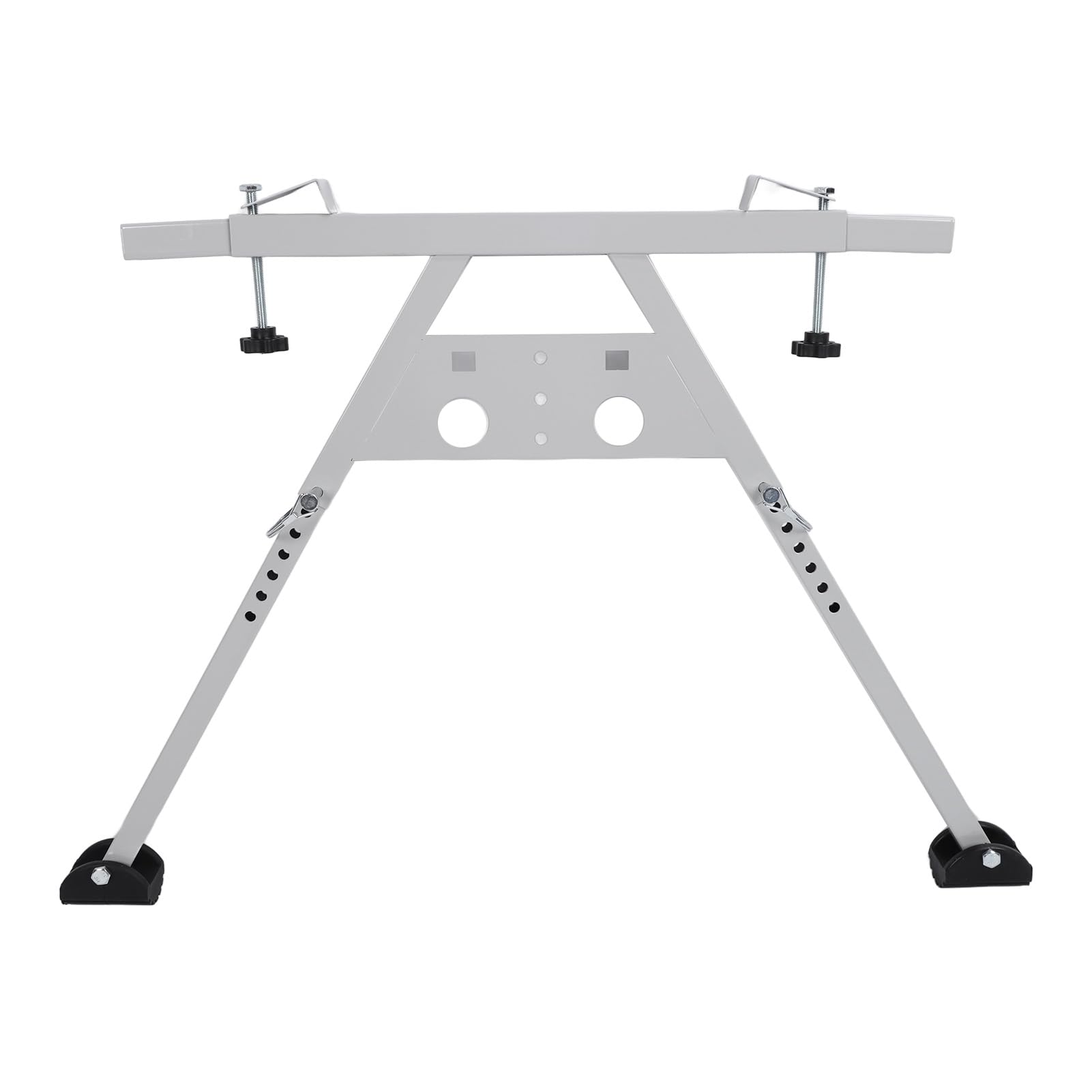 Ladder Stabilizer, Heavy Duty Steel Adjustable Extension Ladder Standoff, Easy Use Safe Stable Wall Standoff Extension Ladder Accessory for Roof Gutter, Wing Span/Wall Ladder